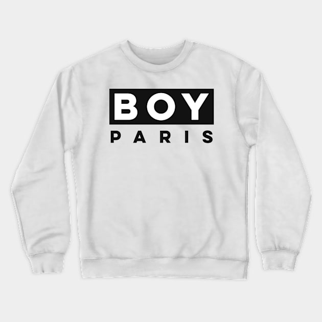 Boy Paris Crewneck Sweatshirt by swatianzone